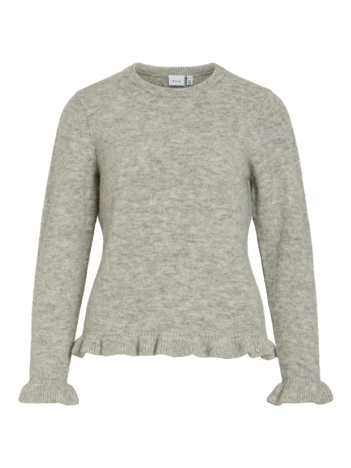 Visina striktrøje - Light Grey Melange